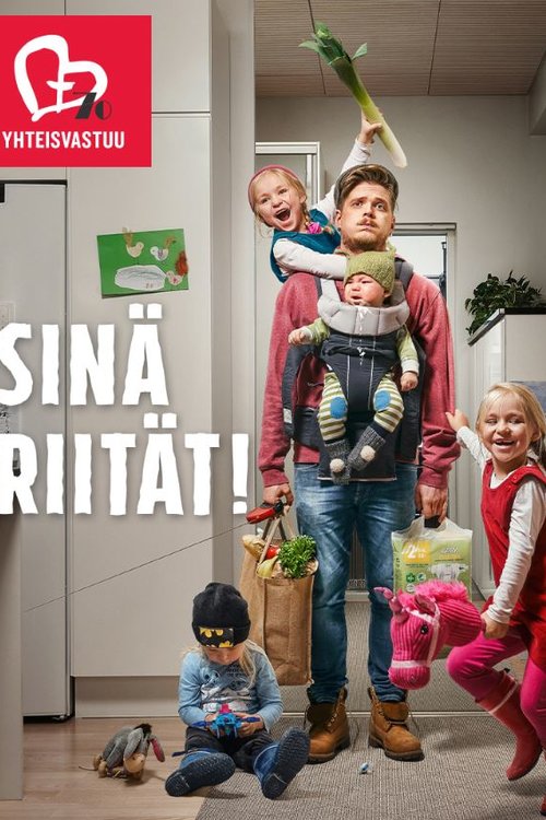 Yhteisvastuu-mainos, jossa on teksti