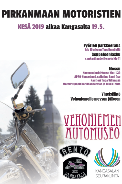 Motoristimessu Kangasalan kirkossa Motoristimessu Kangasalan kirkossa